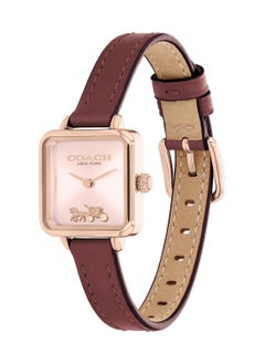 Buy Women's Analog Square Shape Leather Wrist Watch 14504229 - 22 Mm in Saudi Arabia