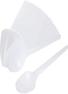 اشتري Sylla plastic spoons, 25 count - white في مصر