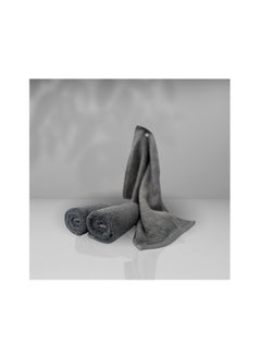 Buy Towel 100% Cotton From Hammam Home 30*50 Color light grey in Egypt