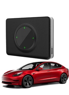 اشتري Wireless CarPlay Android Auto Adapter for Tesla Model Y & Model 3, Lossless Upgrading of The Original Vehicle for Apple/Android Phones,2.4G+5G Dual Band WiFi, Black في الامارات