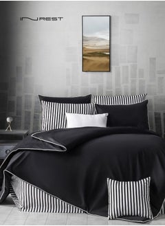 Buy Zen King Duvet Set (Without Filling) 100% Cotton 8pcs in Saudi Arabia