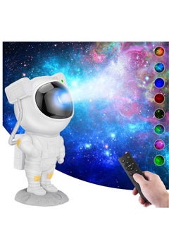 اشتري Star Projector Night Lights,Kids Room Decor Aesthetic,Tiktok Astronaut Nebula Galaxy Projector Night Light,Remote Control Timing and 360°Rotation Magnetic Head,Lights في الامارات