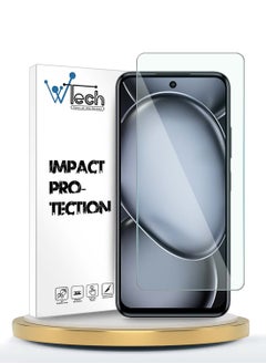 Buy itel A80 4G 2024 WTech Premium Series Curved Edges 9H 2.5D Tempered Glass Screen Protector - Clear in UAE