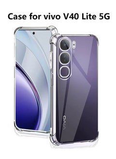 Buy TPU Shockproof Protective Case Cover for vivo V40 Lite 5G Clear in Saudi Arabia