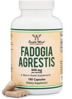 اشتري Fadogia Agrestis 600mg Per Serving, Powerful Extract to Support Athletic Performance, Booster for Muscle Growth 180 Capsules في الامارات