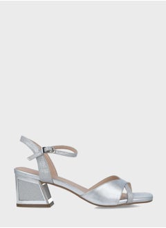 Buy Ankle Strap Low Heel Sandals in Saudi Arabia