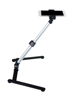 Buy Photography Adjustable Monopod With Table Stand Mount Silver/Black in Saudi Arabia