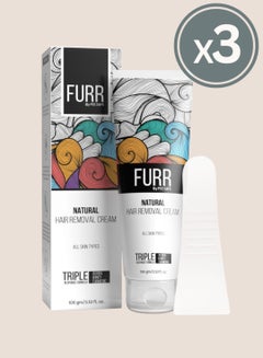 Buy Honey & Jojoba Natural Hair Removal Cream 100 gm Pack of 3 in Saudi Arabia