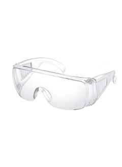 اشتري نظارات أمان نظارات واقية، حماية واضحة للعين، نظارات مقاومة للغبار قابلة للتنفس في المختبر، نظارات سبلاش للجنسين في الامارات
