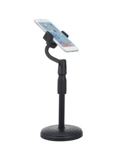 Buy Cell Phone Stand for Recording, Height Adjustable Filming Phone 4-7 Inches Devices (Black) in UAE