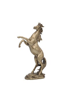 Buy Horse Resin Gold Statue Home Decoration for Living Room Office in UAE