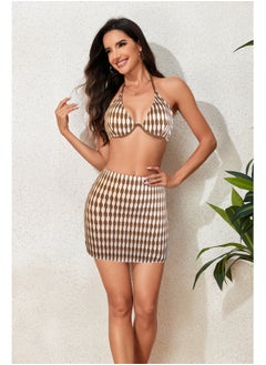 اشتري Fashionable Women's Bikini Swimsuit Three Piece Set في الامارات