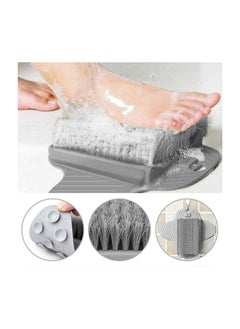 Buy Shower Foot Scrubber Cleaner Massager Foot Massager Shower Brush, with Non-Slip Suction Cups and Soft, Foot Acupressure Massage Mat for Foot Care Foot Foot Circulation Reduces Foot Pain in UAE