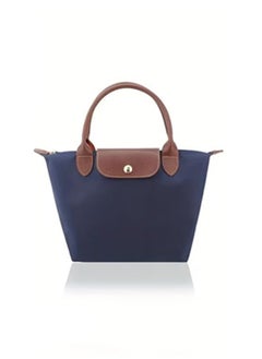 Buy Women's Medium Tote Bag, Handbag, Shoulder Bag, Navy Blue Classic Style 31*30*19cm in Saudi Arabia