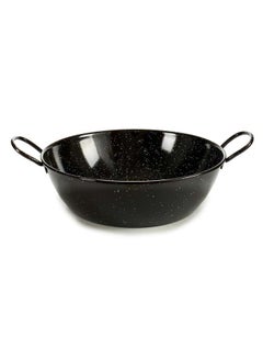 اشتري Black Deep Enameled Steel Frying Pan 28, Spain في الامارات