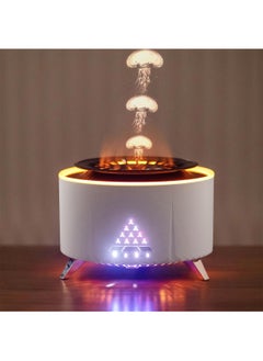 اشتري Essential Oil Diffuser for Large Rooms, Jellyfish Mist Aromatherapy Diffuser Ultrasonic Oil Diffuser 12-Hour Continuous Mist Diffuser for Home Bedroom, Auto Off, Volcano Light في الامارات