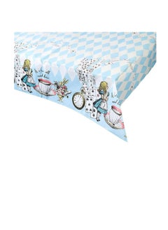 Buy Alice in Wonderland Blue Table Cover in UAE