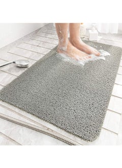 Buy Soft Textured Bath, Shower, Tub Mat,Phthalate Free, Non Slip Comfort Bathtub Mats with Drain, PVC Loofah Bathroom Mats for Wet Areas, Quick Drying (40 * 60cm) in UAE