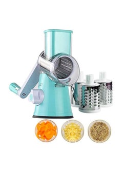 اشتري Multi-Function Rotary Grater Vegetable Cutter Blue في السعودية