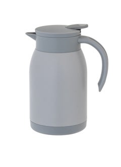 Buy steel thermos for Tea and Coffee 900 ml grey color in Saudi Arabia