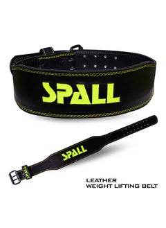 Buy SPALL Weight Lifting Leather Belt Adjustable 6 INCH Home Body Waist Strength Training Squat Gym Exercise Workout Fitness Weight Lifting Equipment in UAE