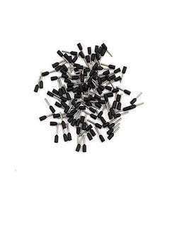 Buy Insulated Ferrules Terminal Block Cord End Wire Tubular Connector Electrical Crimp Cable Lugs Terminal Cable Crimp Cable Sleeve for Wire Connection Pack of 100 2.5mm E2508 Black in UAE