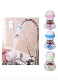 Buy 3 Pack Kitchen Faucet Water Filter Anti Splash Shower Tap Water Spray Water Saver 360 Rotating Telescopic Water-Saving Nozzle Filter Faucet for Kitchen Bathroom Fits Standard Faucets in Saudi Arabia