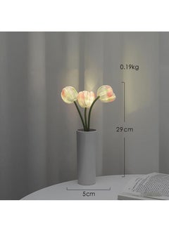 اشتري Tulip Nightlight Decoration Bedroom Bedside Decoration Atmosphere Lamp Table Lamp Gift في الامارات