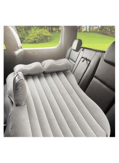 اشتري Inflatable Car Travel Air Mattress Back Seat – Pump Kit Premium Quality- Vacation Camping-Sleep Blow Up Pad Car Bed Back Seat Inflatable Air Mattress with 2 Air Pillows Car SUV Universal Fit في الامارات