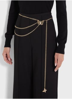 Buy Butterfly Layered Chain Belt in UAE