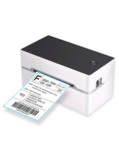 اشتري Desktop Shipping Label Printer High Speed USB Direct Thermal Printer Label Maker Sticker 40-80mm Paper Width for Shipping Postage Barcodes Labels Printing في السعودية