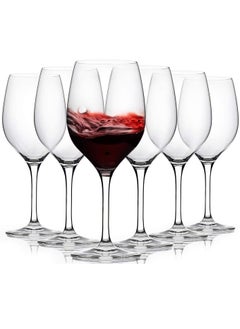 Buy Large Wine Glass Set of 6 by 3Diamonds -Crystal Red Wine Glasses 480 ml (16 1/4 oz) -All-purpose Wine Glasses Set for Celebrations - Anniversary - Wine Glass Gift Set in UAE