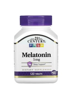 اشتري Melatonin 5Mg Dietary Supplement - 120 Tablets في السعودية