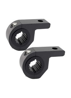 Buy 3e 2pcs 0.75" 1" 1.25" Horizontal Bull Bar Mount Holder Fog Driving Universal Clamp for Car Motorcycle Anti-collision Bar (Small) in Saudi Arabia