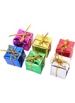 Buy Christmas Tree Gift Box Ornaments Mini Shiny Foam For Hanging in Egypt