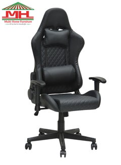 Buy Modern design Best Executive Gaming Chair For Video Gaming Chair 8884-BLACK For Pc With Fully Reclining Back And Head Rest And Footrest For ADULTS in UAE