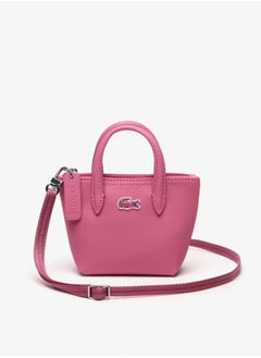 Buy Women's L12.12 detachable shoulder strap handbag mini pink L10 x H10 x D6cm in Saudi Arabia