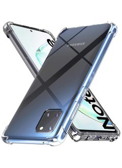 اشتري Back Cover Shockproof Protective Case for Samsung Galaxy Note 10 Lite - Transparent في مصر