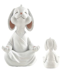 اشتري 1 Piece of Rabbit Figure Meditation Yoga Series Home Decoration في الامارات