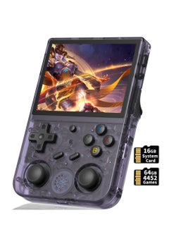 Buy RG353V Retro Handheld Game with Dual OS Android 11 and Linux, RG353V with 64G TF Card Pre-Installed 4452 Games Supports 5G WiFi 4.2 Bluetooth (Transparent Purple) in UAE