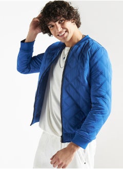 اشتري Quilted Zip Through Bomber Jacket في السعودية