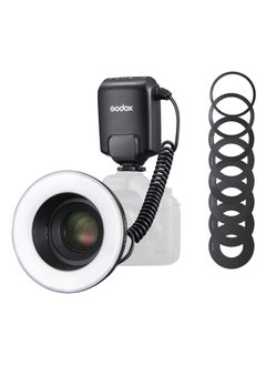 Buy ML150II Macro Ring Flash on Camera Ring Flash Light, GN12 CCT 5800K±200K for Fuji, for Canon, for Nikon, for Sony, for Olympus Camera in Saudi Arabia