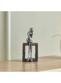 اشتري Blest Polyresin Antique Finish Thinking Man Accent 9.5 x 20.9 x 6.2 cm في السعودية