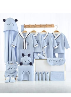 Buy 23 Piece Set - Quality Newborn Gift Box Set Made Of Pure Cotton Newborn Baby Gift Box in UAE