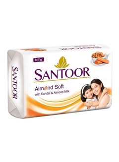 Buy Soft Bar Soap with Sandal & Almond Milk 125g in UAE
