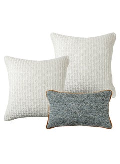 Buy Cushion Set (With Filler) Anthony Bundle Pillow Knot Home Cover Case with Fillers for Modern Sofa Contemporary Living Room Bedroom and Office Soft Filling Washable in UAE