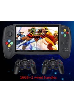 اشتري مشغل ألعاب محمول متين كلاسيكي بمقبض 7.0 بوصة وحدة تحكم ريترو عصا تحكم مزدوجة Psp Gba NFC في الامارات