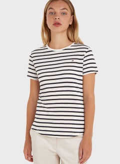 Buy Striped Crew Neck T-Shirts in UAE