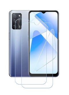 اشتري 2 Pieces  Tempered Glass Screen Protector Clear Designed For Oppo A55 5G Full Screen Coverage And Bubble Free في الامارات