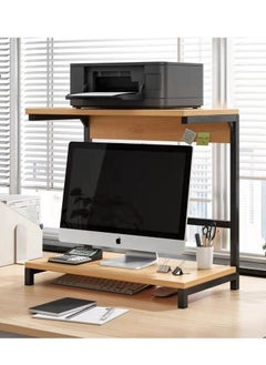 اشتري Computer heightening rack display bracket base bracket desktop bookshelf office desk storage printer shelf laptop stands في الامارات